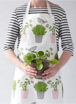 Cactus and Bird -  Cotton Apron